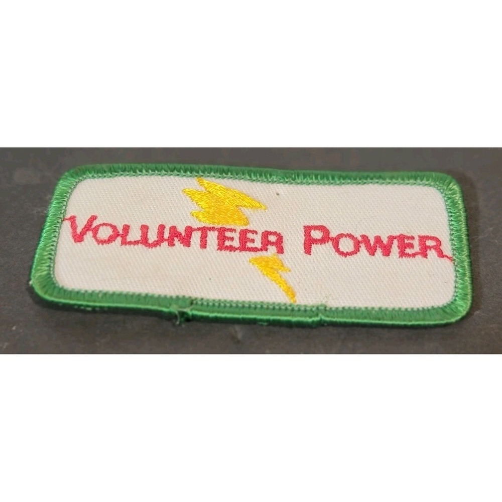 Vintage 1984 "Volunteer Power" Girl Scout Leaders And Cookie Moms Patch